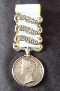 Crimea Medal of William Davies of Llanbister