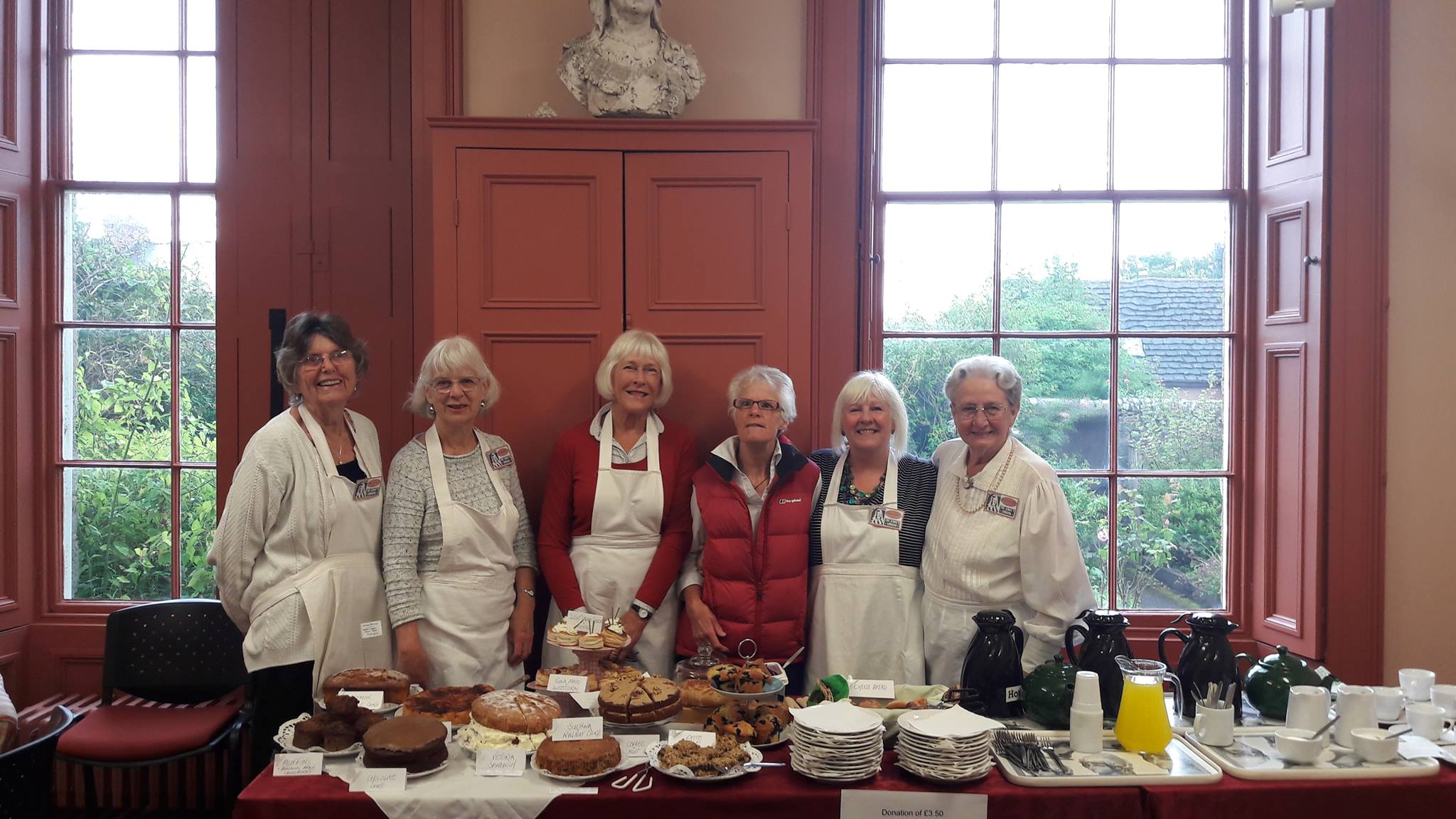 volunteers at a coffee morning